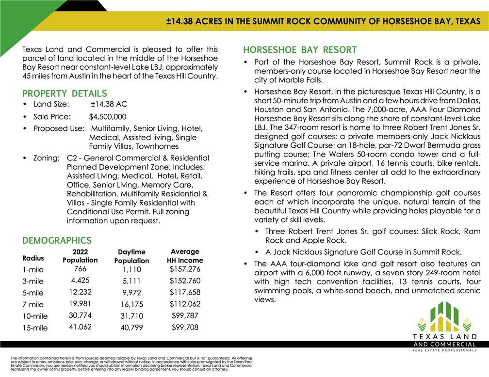 200 Summit Rock Blvd, Horseshoe Bay, TX 78657