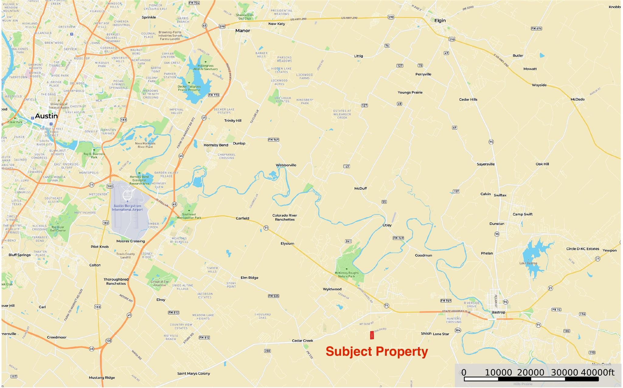 TBD (27 Acres) Shiloh Rd, Bastrop, TX 78602