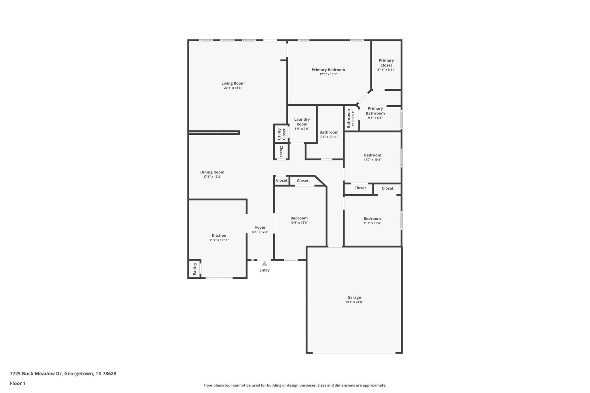 7725 Buckmeadow Dr, Georgetown, TX 78628