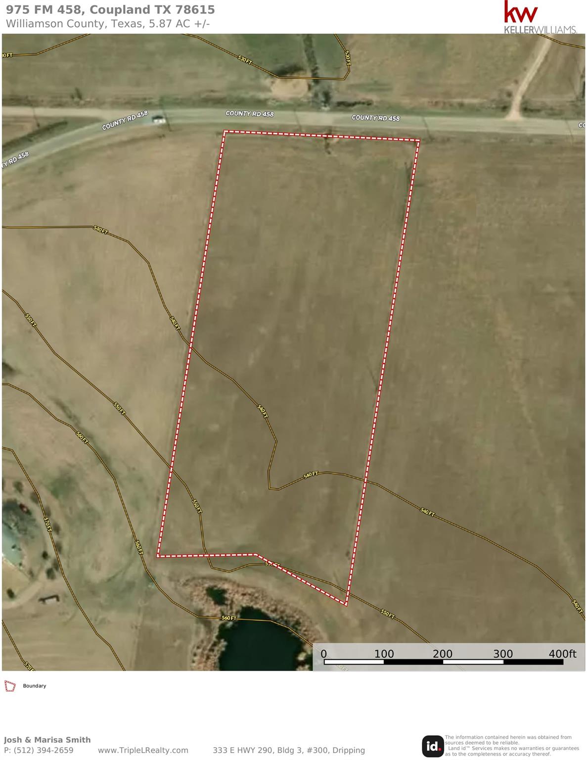 975 County Rd 458 (10 Acres), Coupland, TX 78615