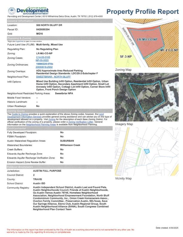 500 North Bluff Dr, Austin, TX 78745