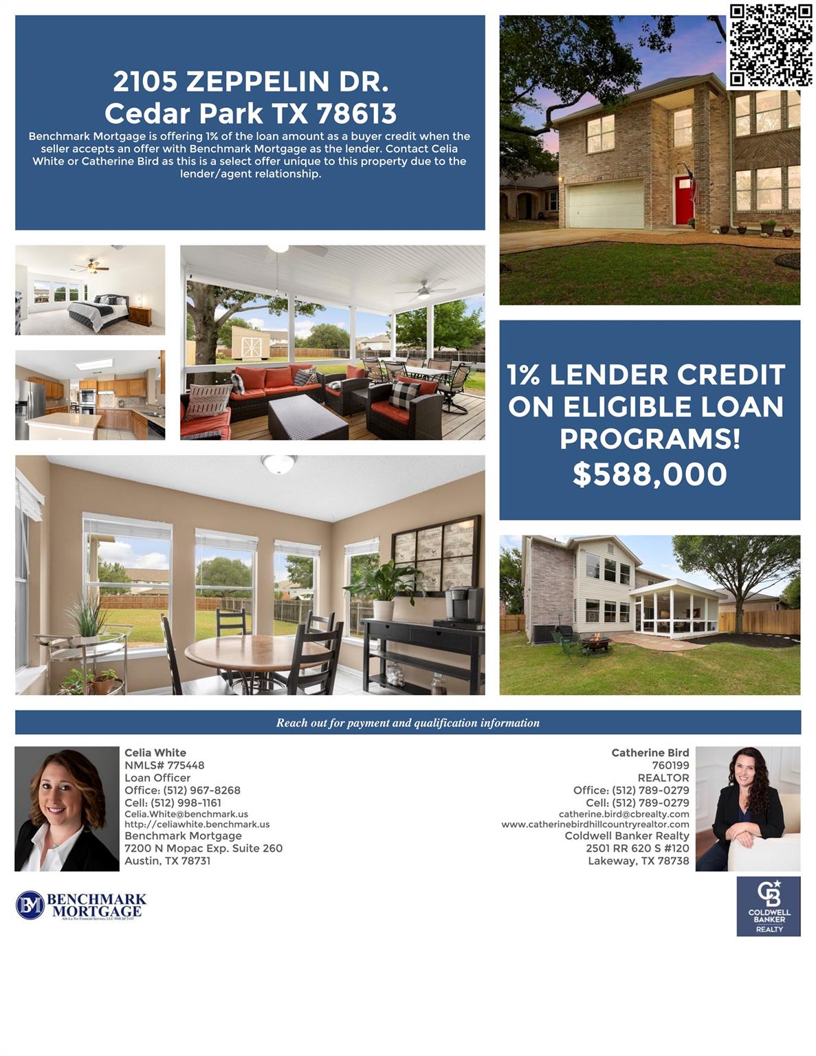2105 Zeppelin Dr, Cedar Park, TX 78613