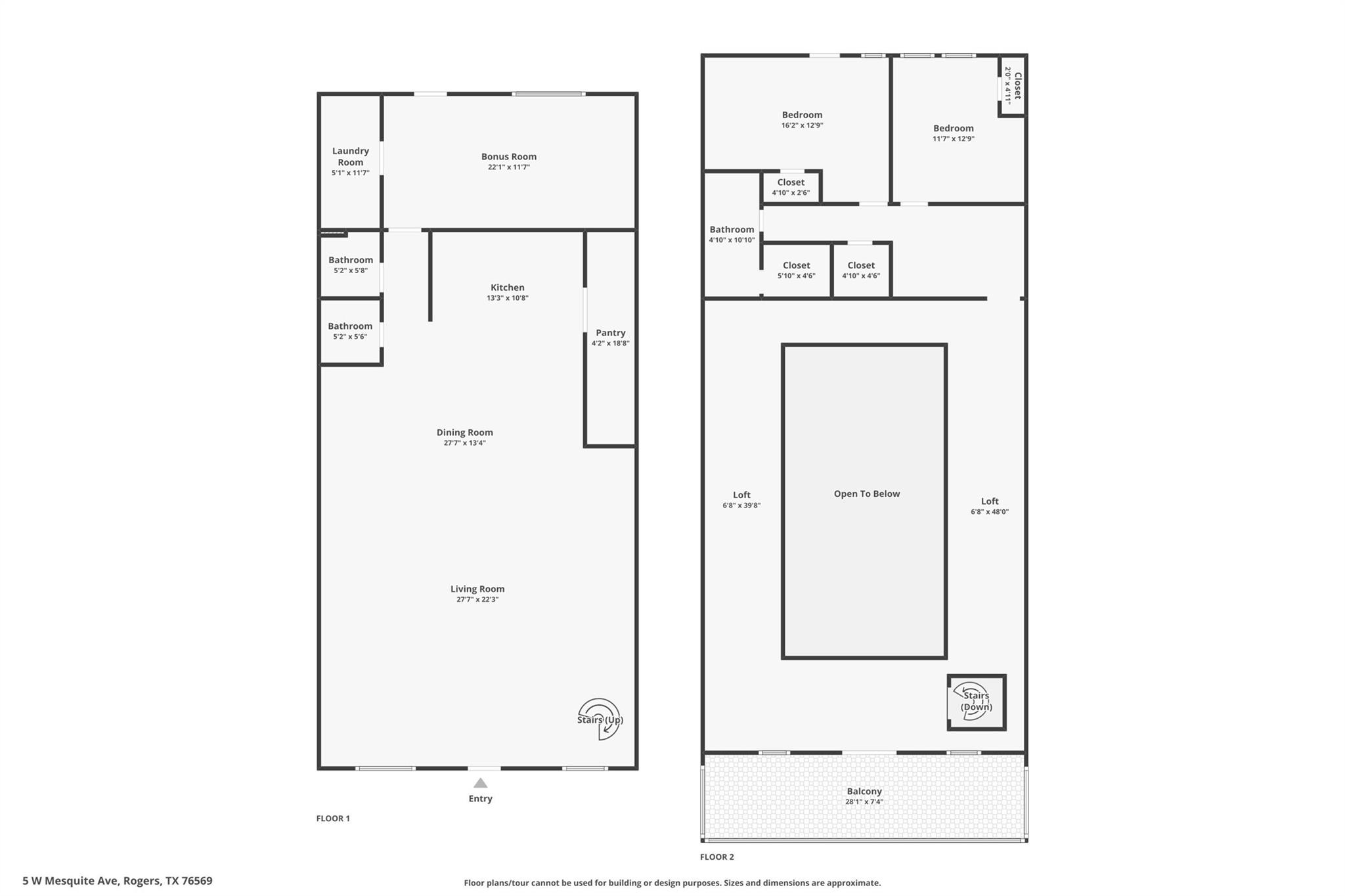 5 W Mesquite Ave, Rogers, TX 76569
