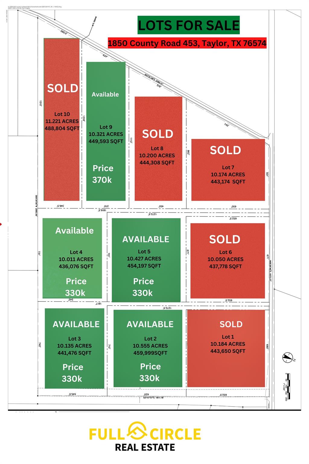 1850 County Road 453 Lot 5 Rd, Taylor, TX 76574
