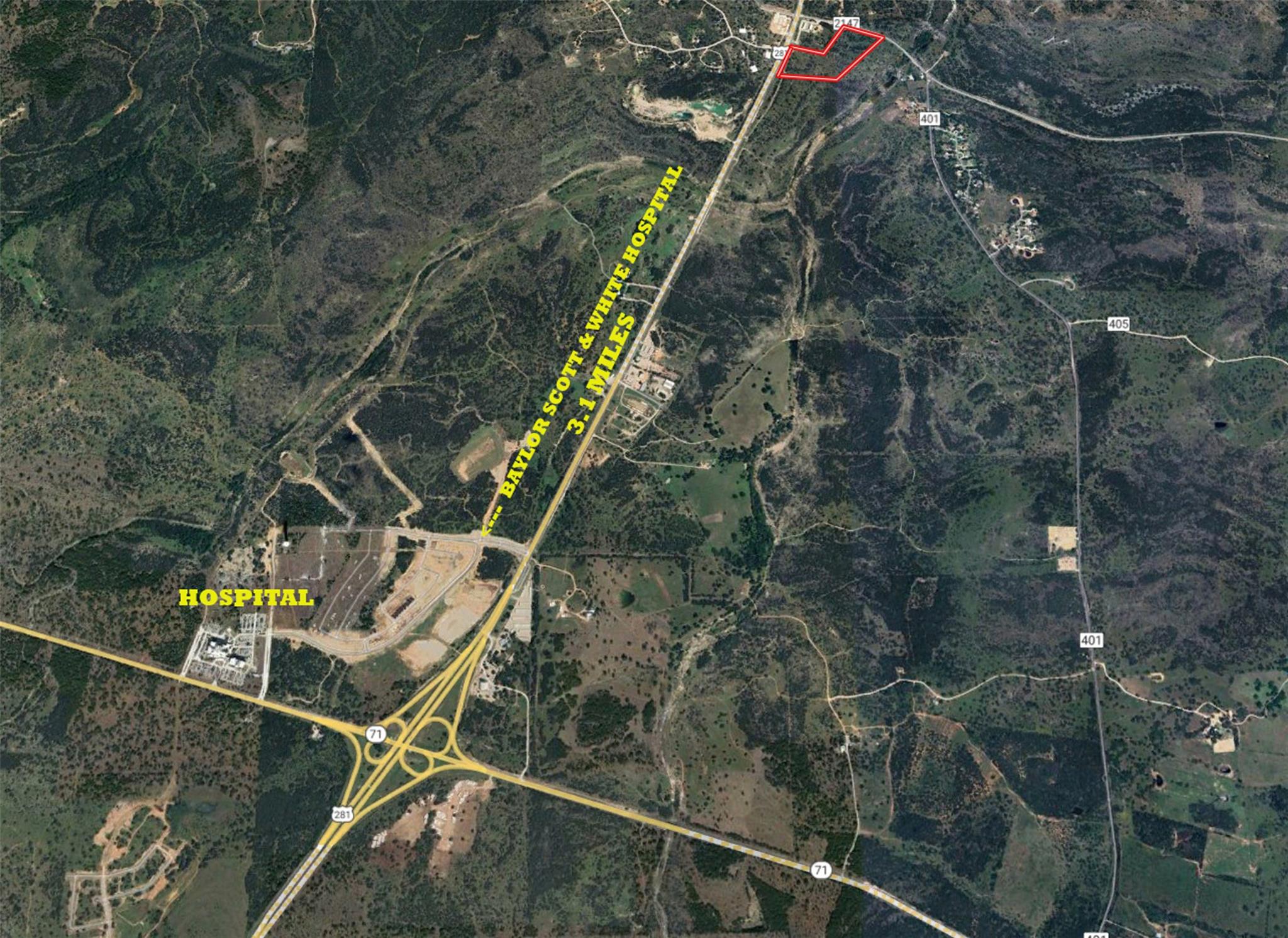 0000 US HWY 281/ FM HWY 2147, Marble Falls, TX 78654