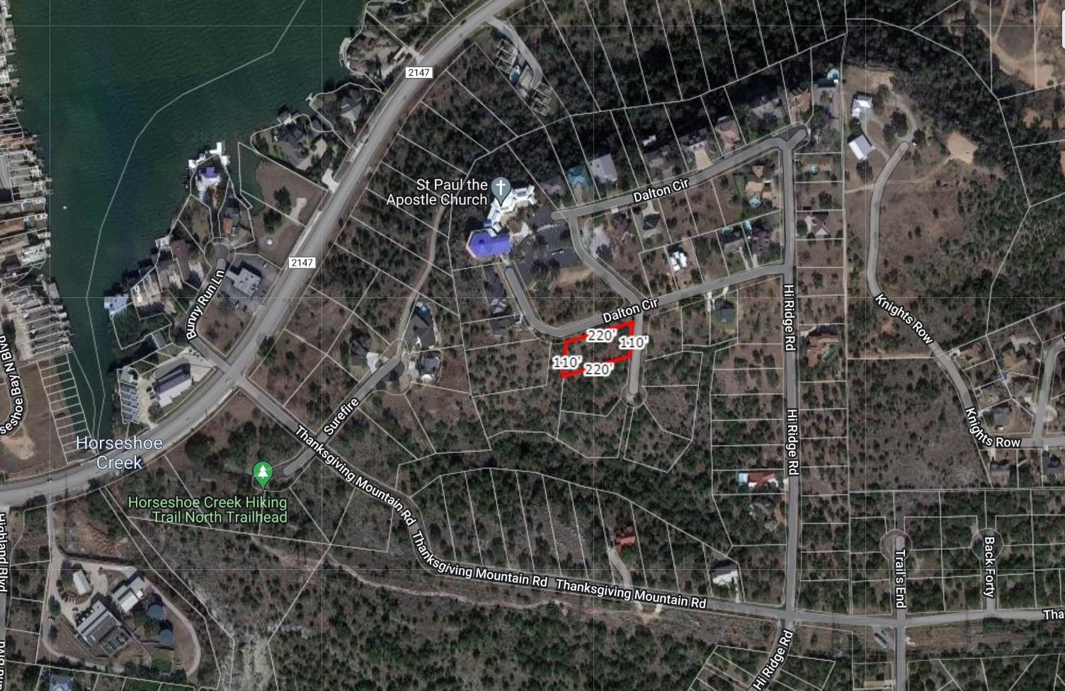 Lt 41130 Dalton Cir, Horseshoe Bay, TX 78657