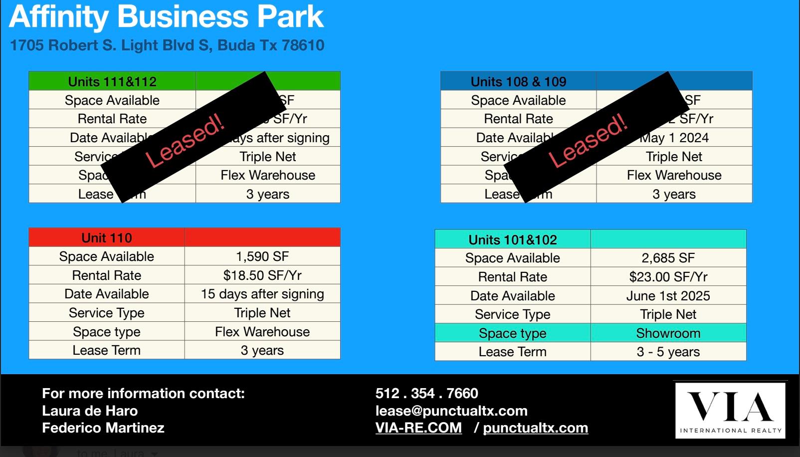 1705 Robert Light Blvd # 111 & 112, Buda, TX 78610