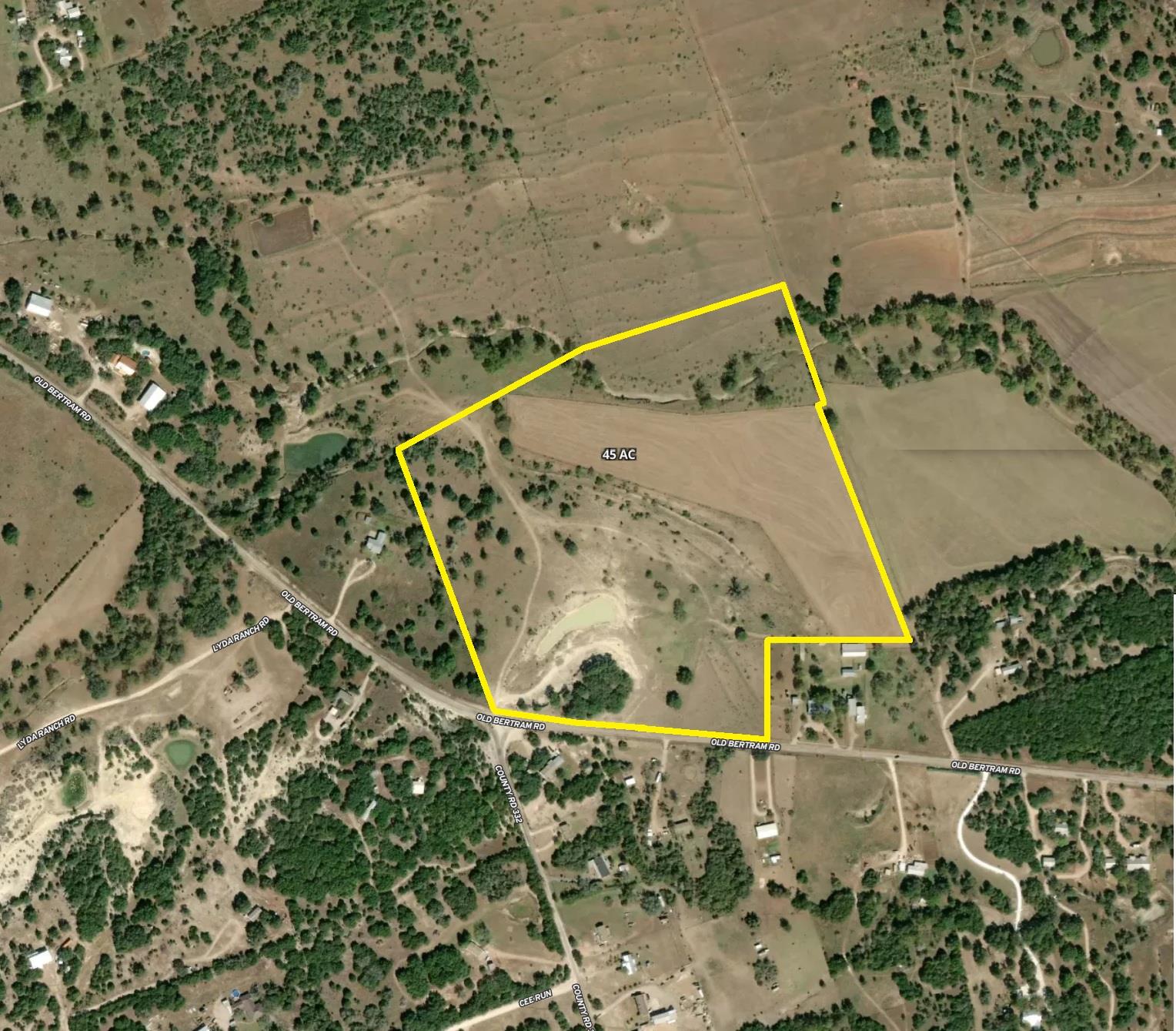 45 acres County Road 330, Bertram, TX 78605