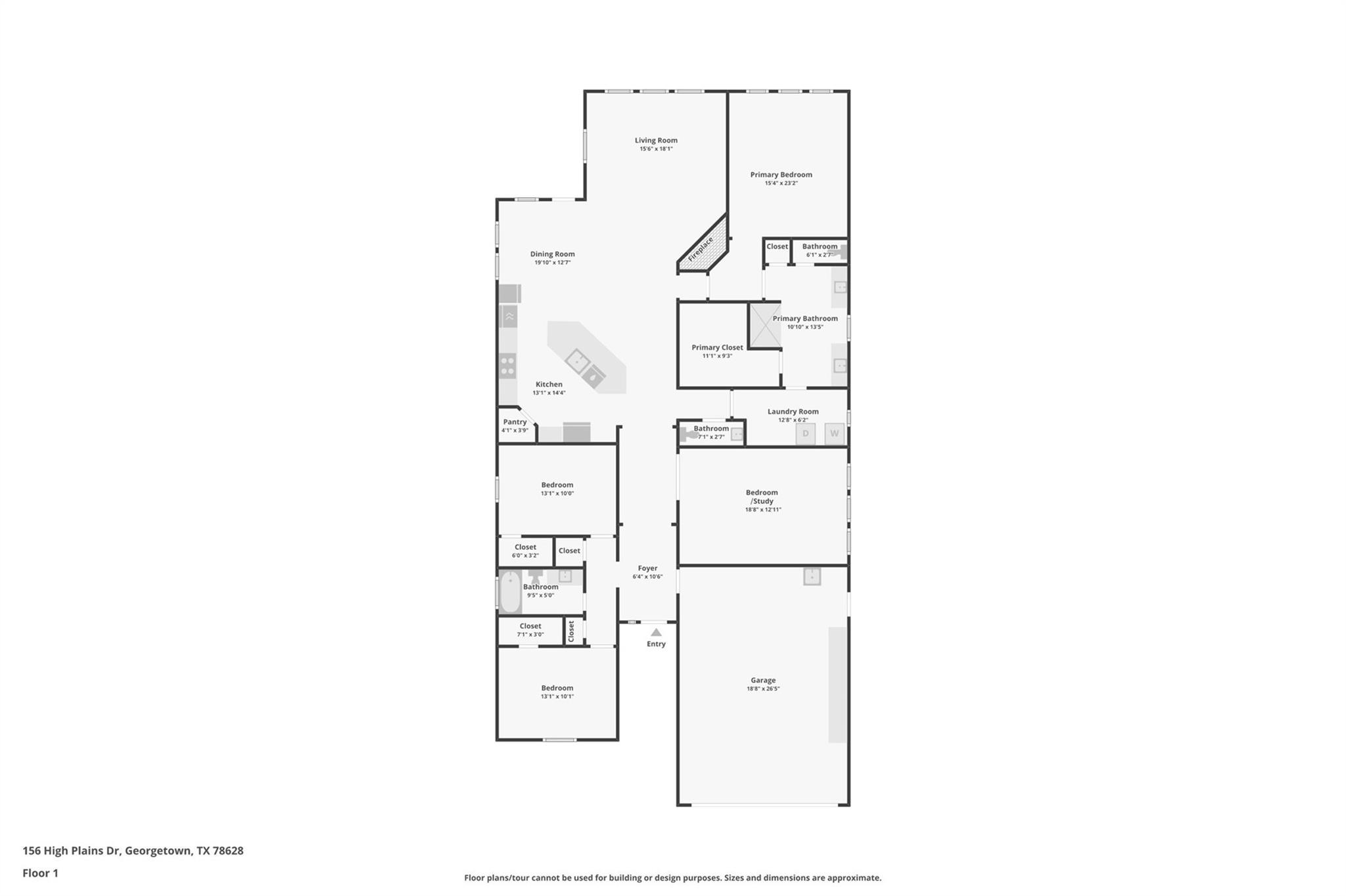 156 High Plains Dr, Georgetown, TX 78628