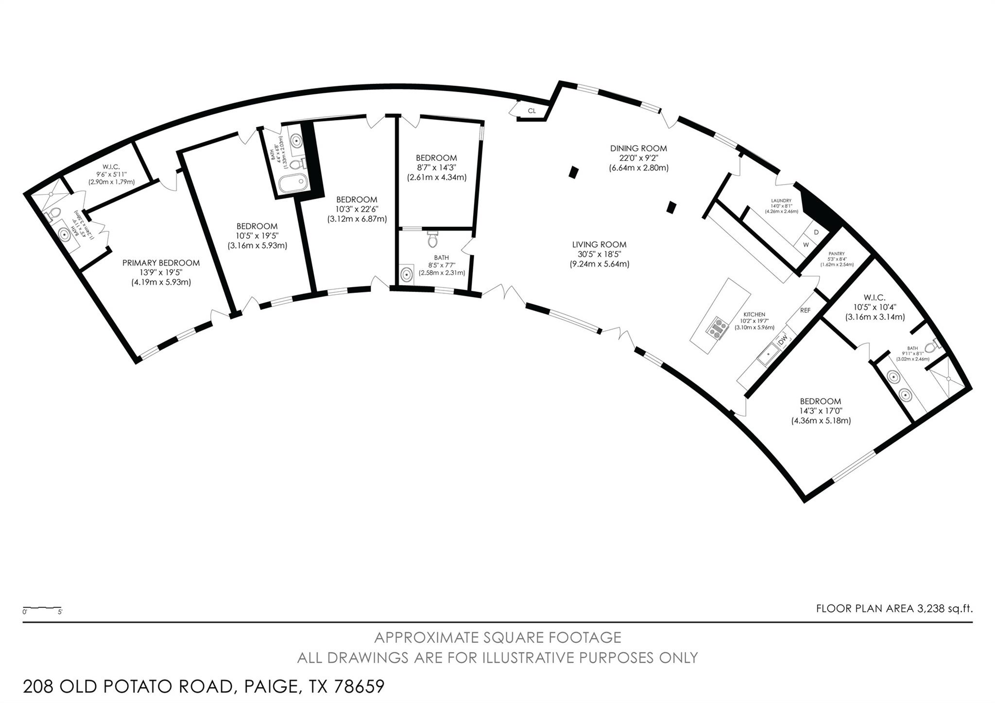 208 Old Potato Rd, Paige, TX 78659