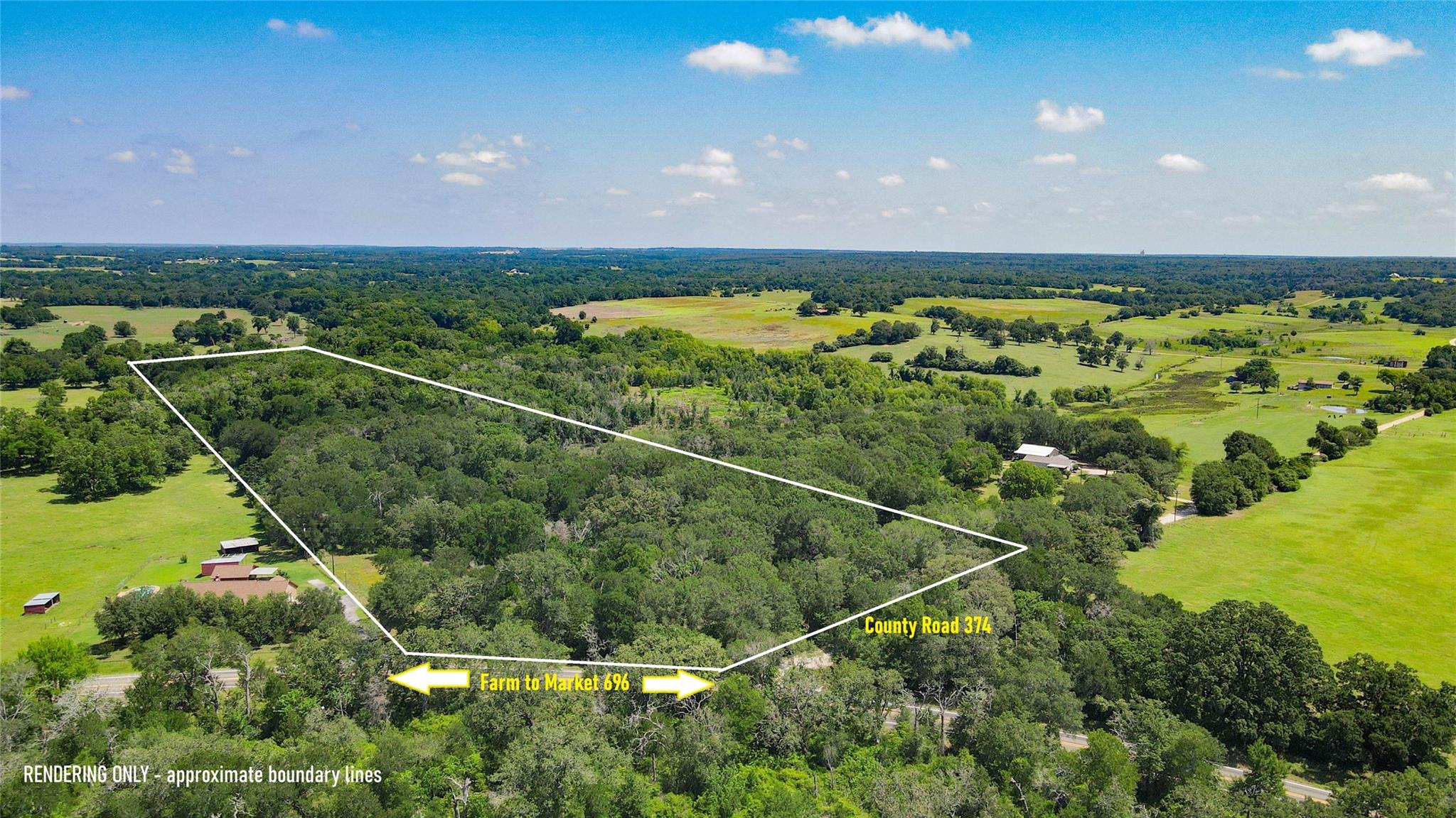 TBD Corner of FM 696 and CR 374 (+/-18.25 acres), Caldwell, TX 77836
