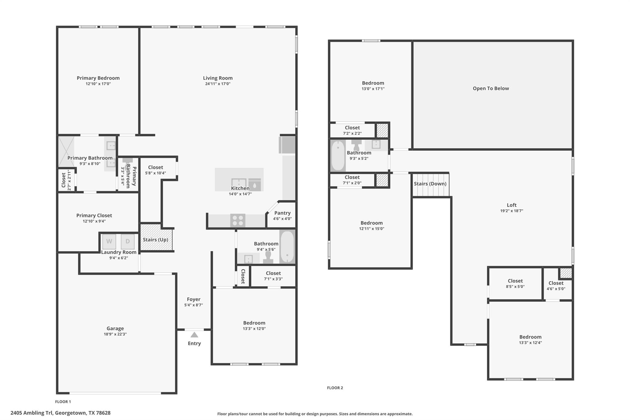 2405 Ambling Trl, Georgetown, TX 78628