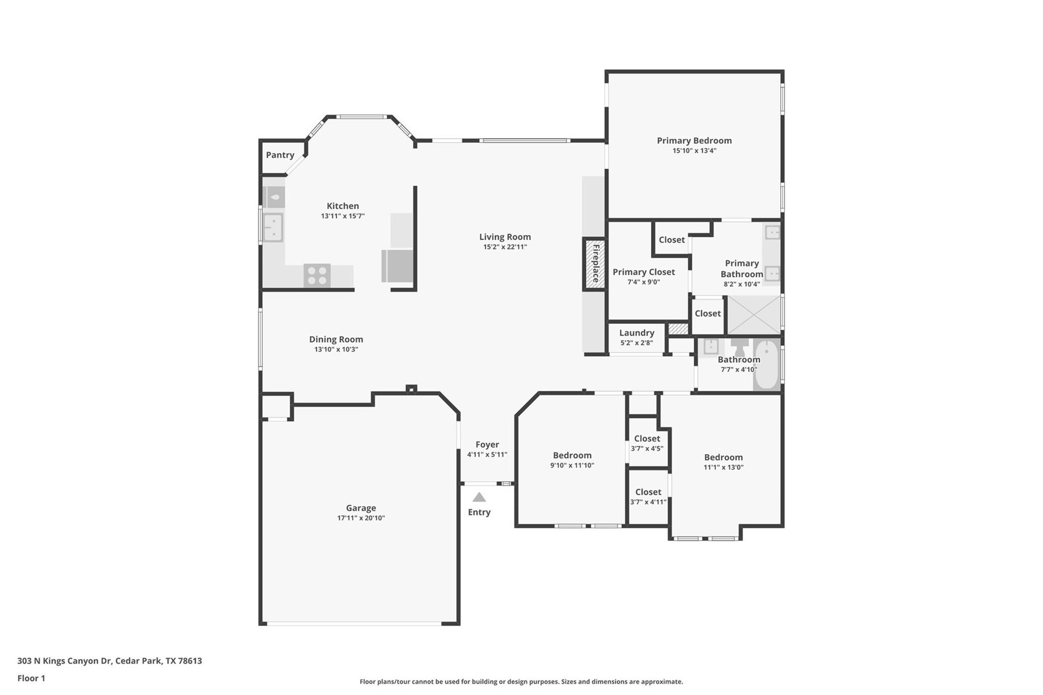 303 N Kings Canyon Dr, Cedar Park, TX 78613