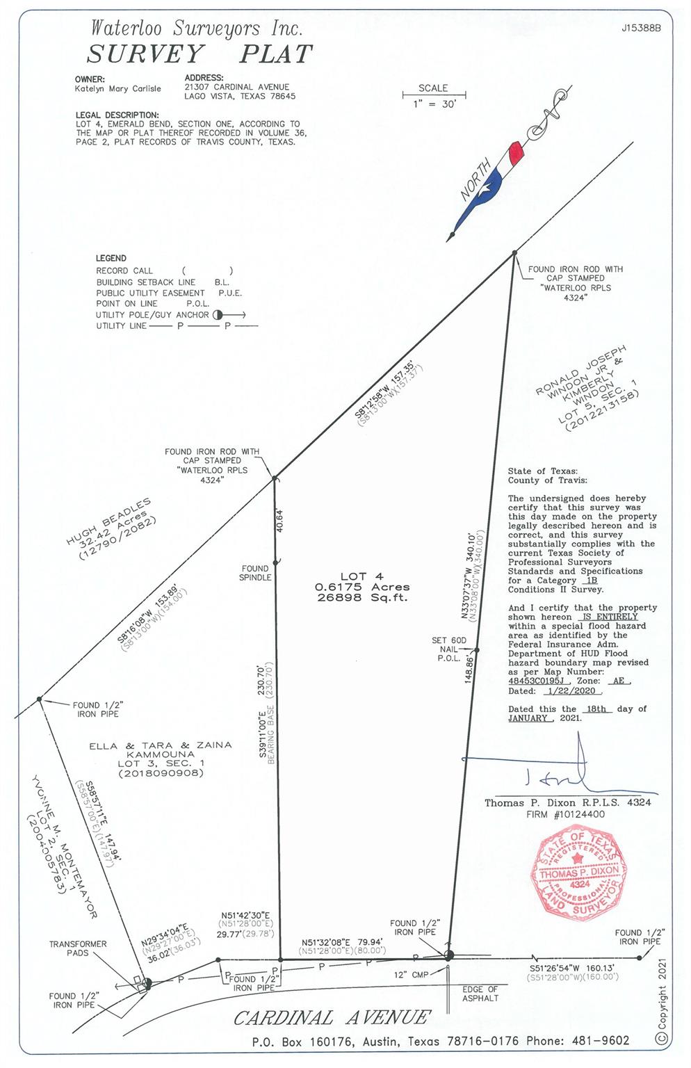 21307 Cardinal Ave, Lago Vista, TX 78645