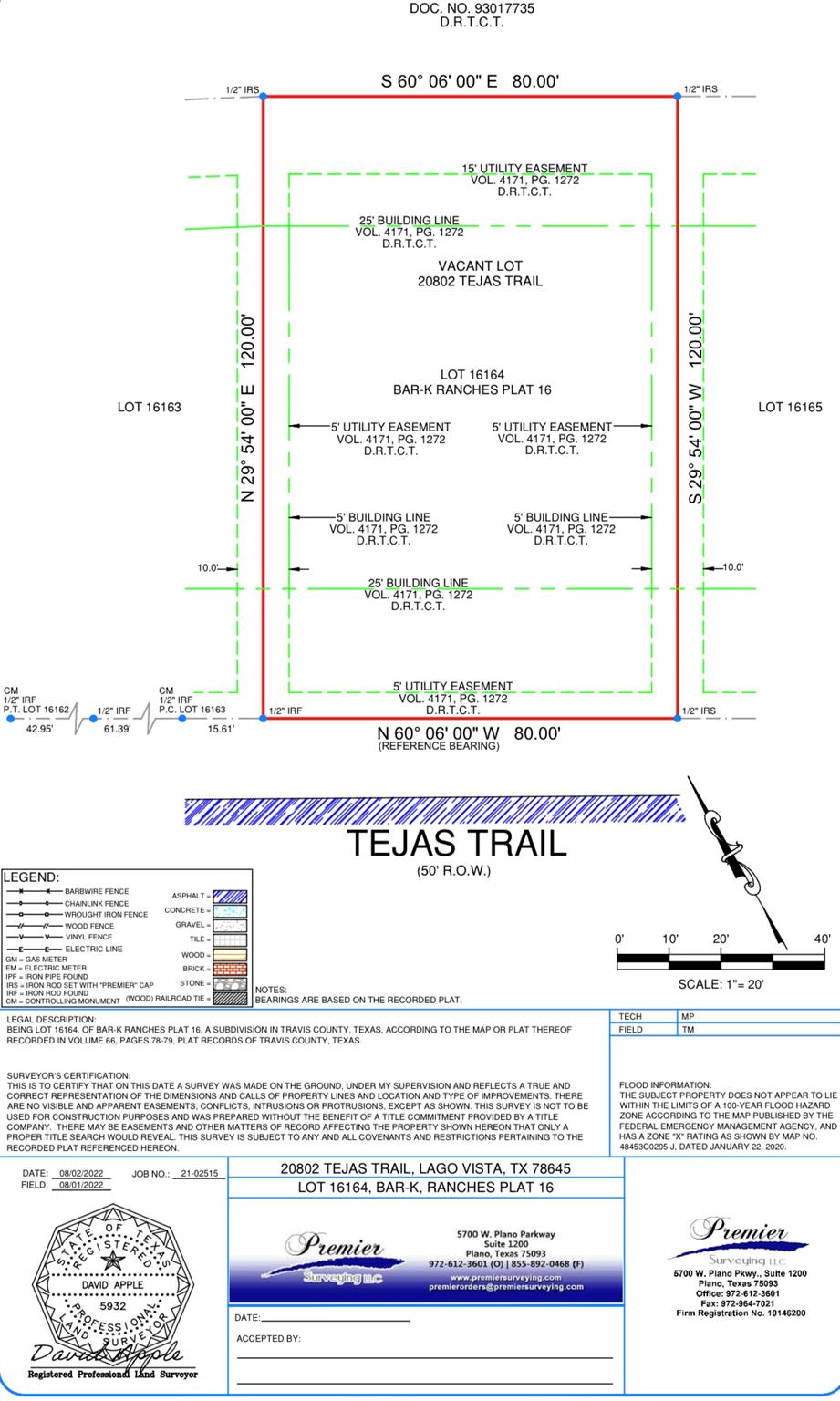 20802 Tejas Trl, Lago Vista, TX 78645