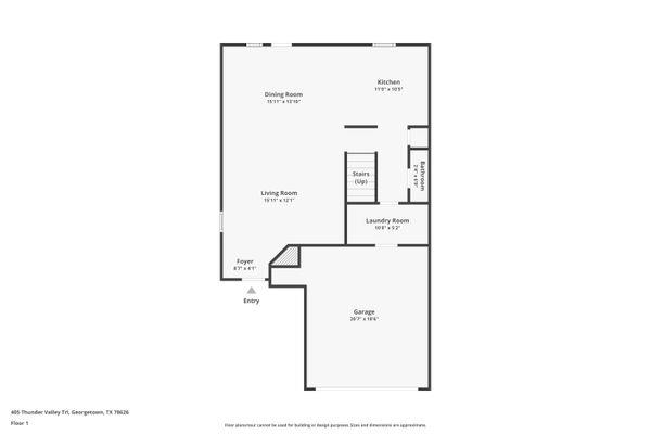 405 Thunder Valley Trl, Georgetown, TX 78626