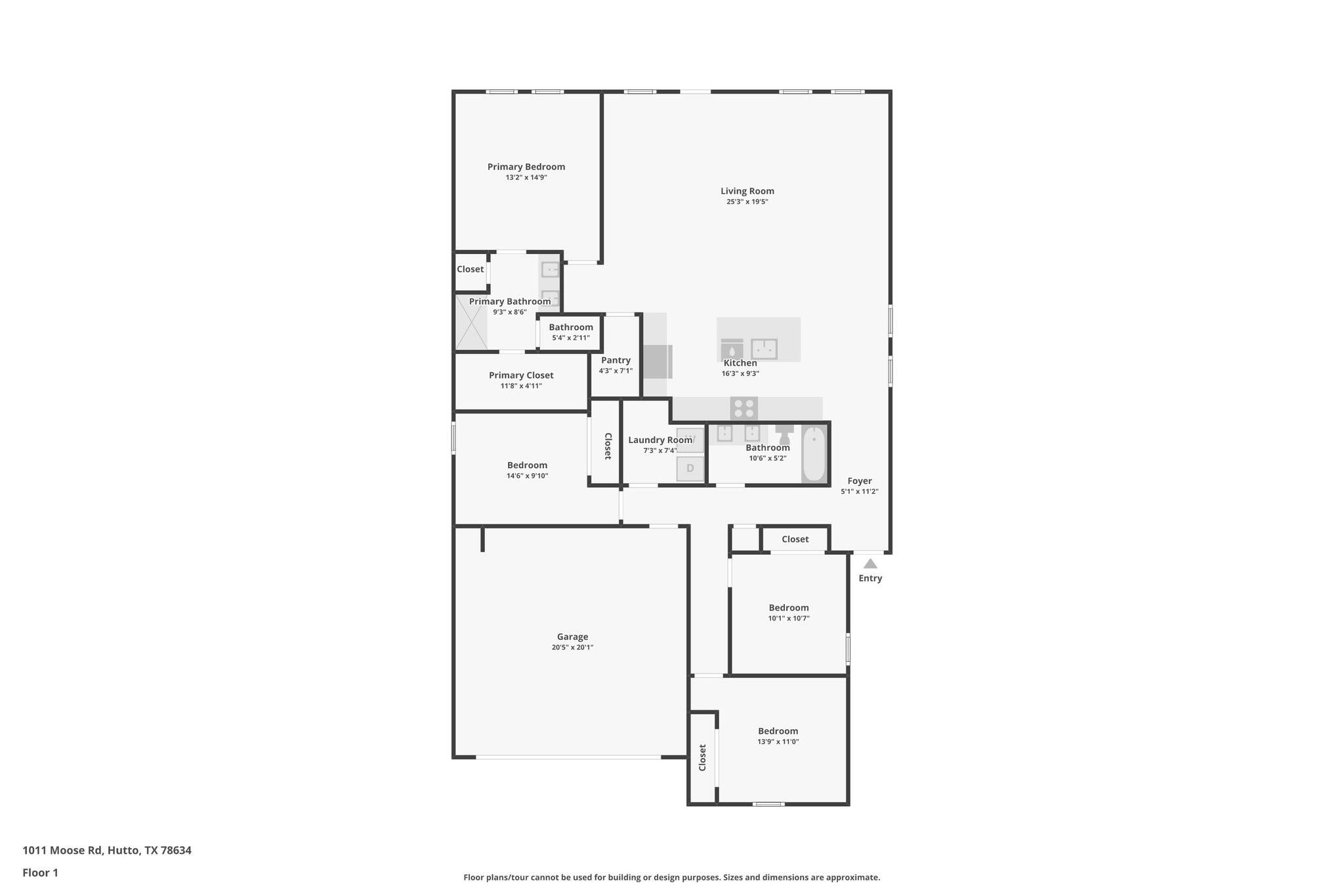 1011 Moose Rd, Hutto, TX 78634