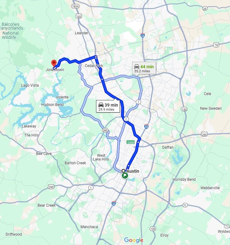 11014 W Lake Terrace Dr, Jonestown, TX 78645