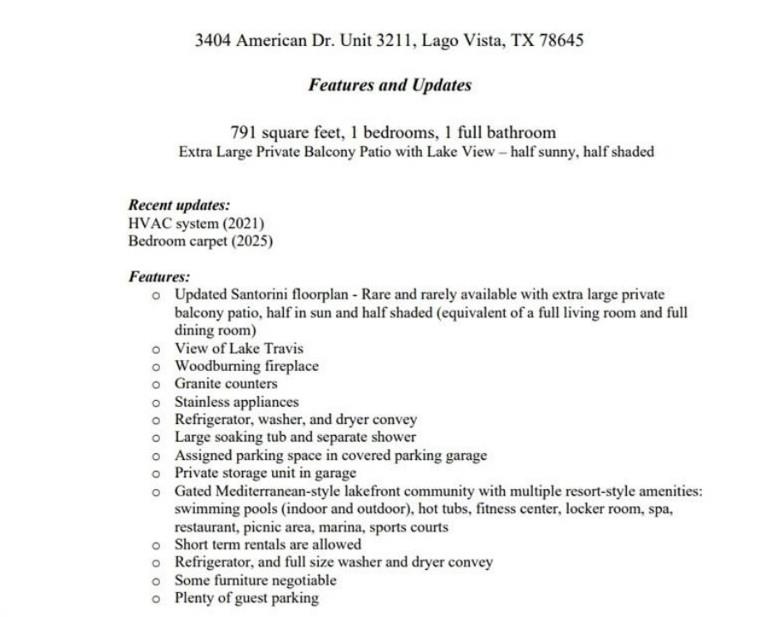 3404 American Dr # 3211, Lago Vista, TX 78645