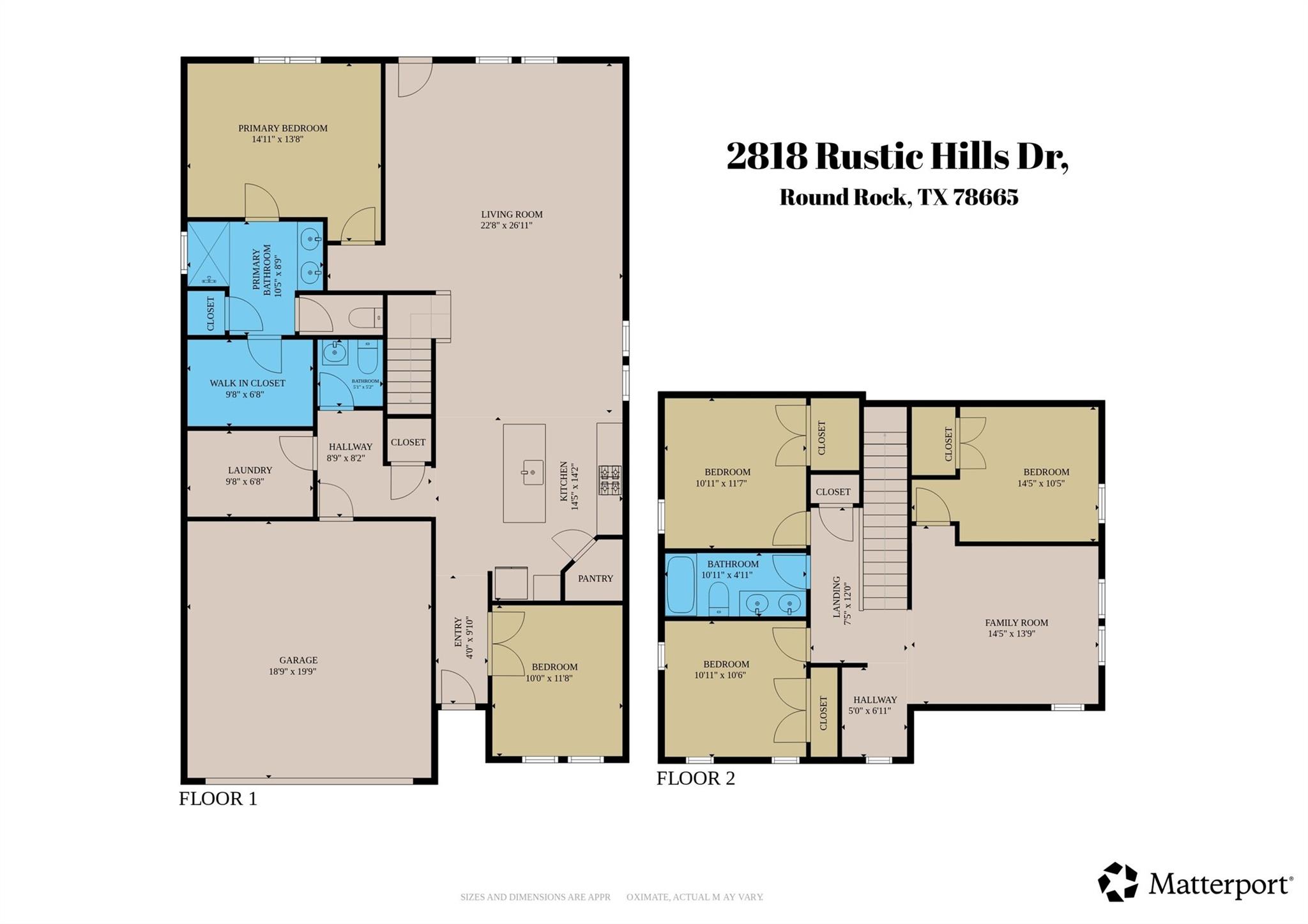 2818 Rustic Hills Dr, Round Rock, TX 78665