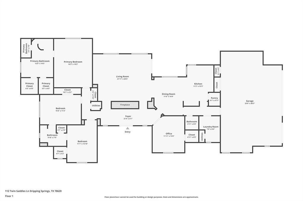 112 TWIN SADDLES Ln, Dripping Springs, TX 78620
