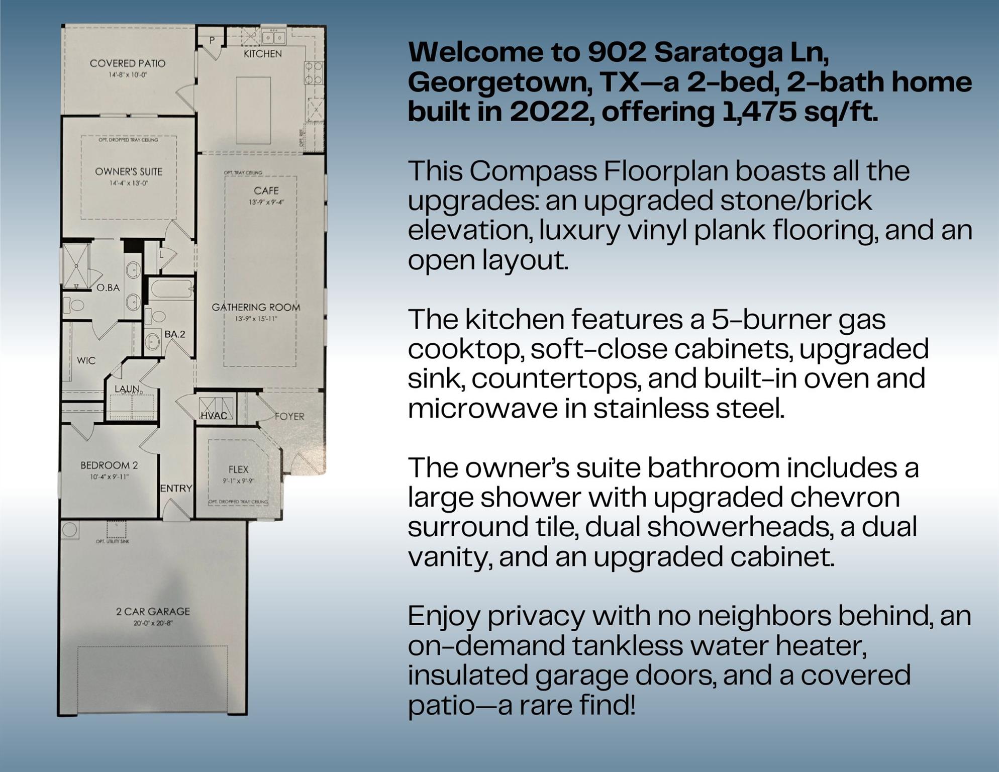 902 Saratoga Ln, Georgetown, TX 78633