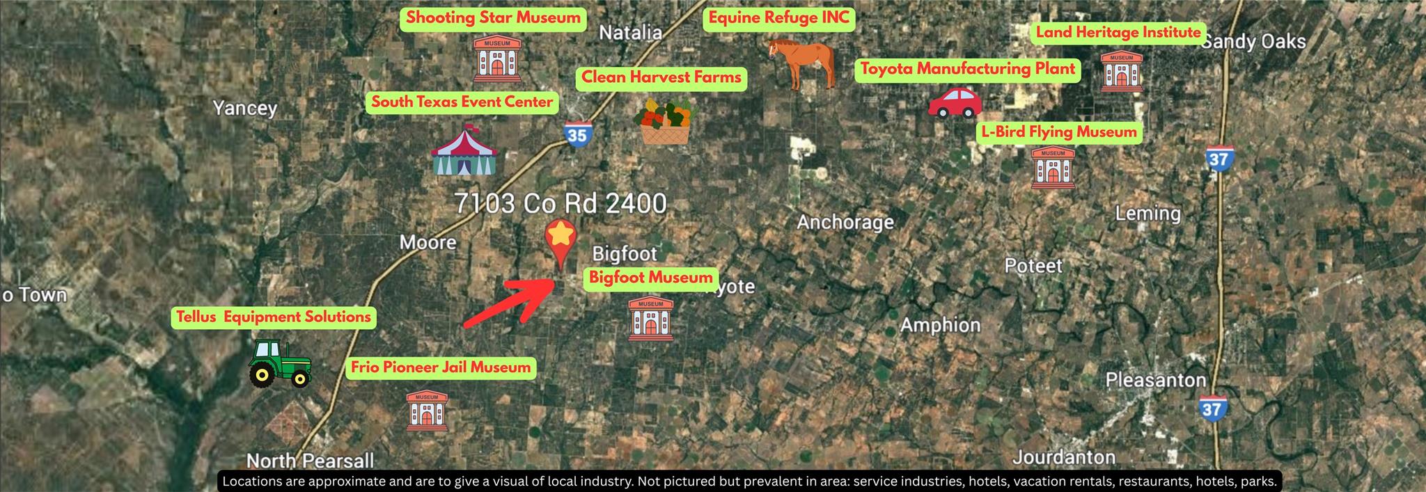 7103 Peck Bush Rd, Moore, TX 78057