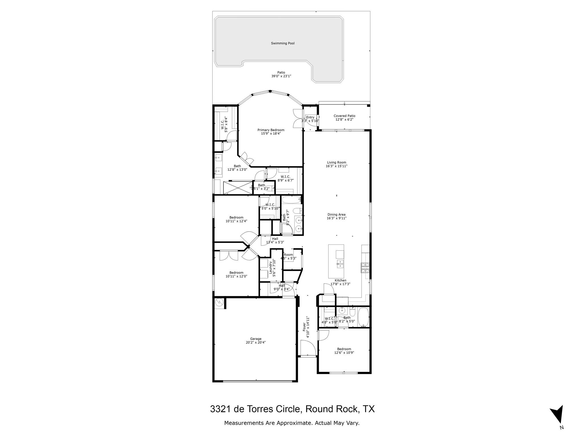 3321 De Torres Cir, Round Rock, TX 78665