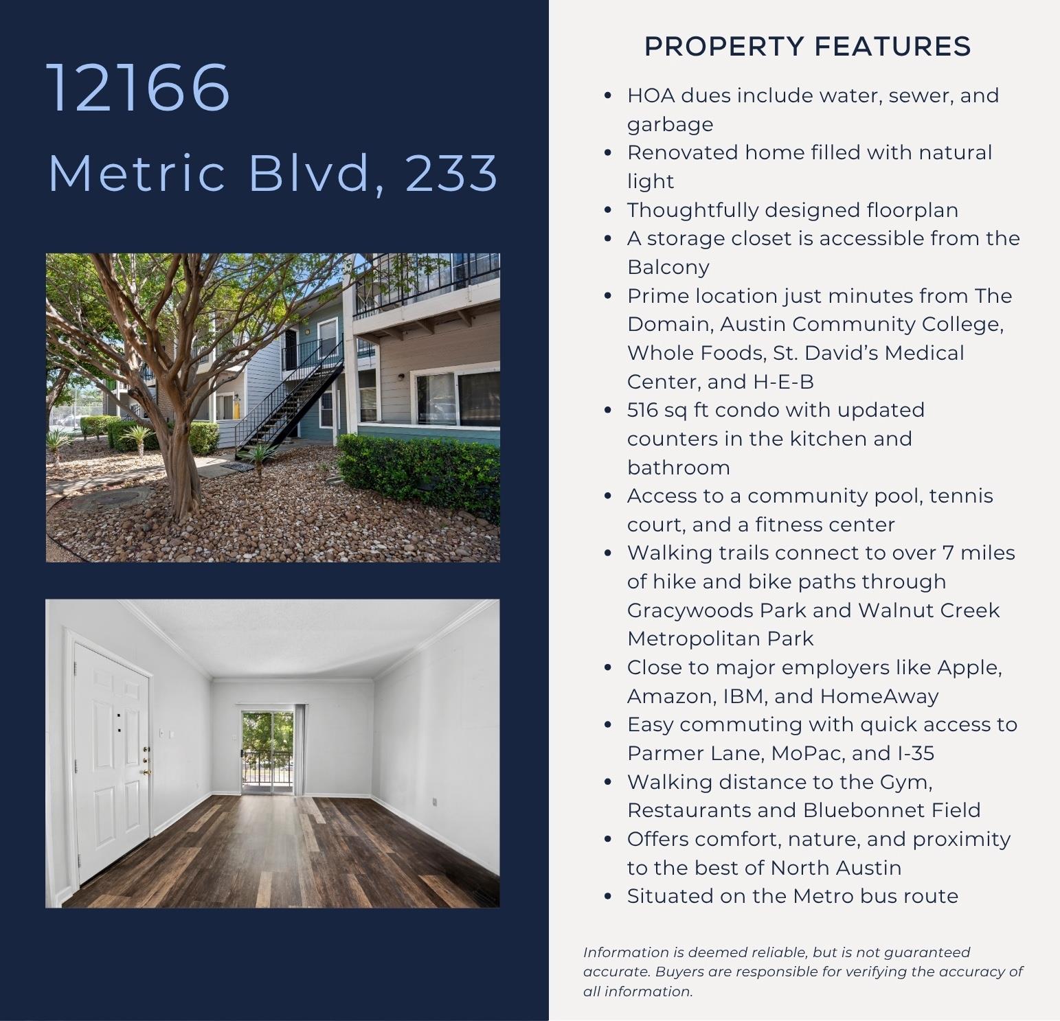 12166 Metric Blvd # 233, Austin, TX 78758