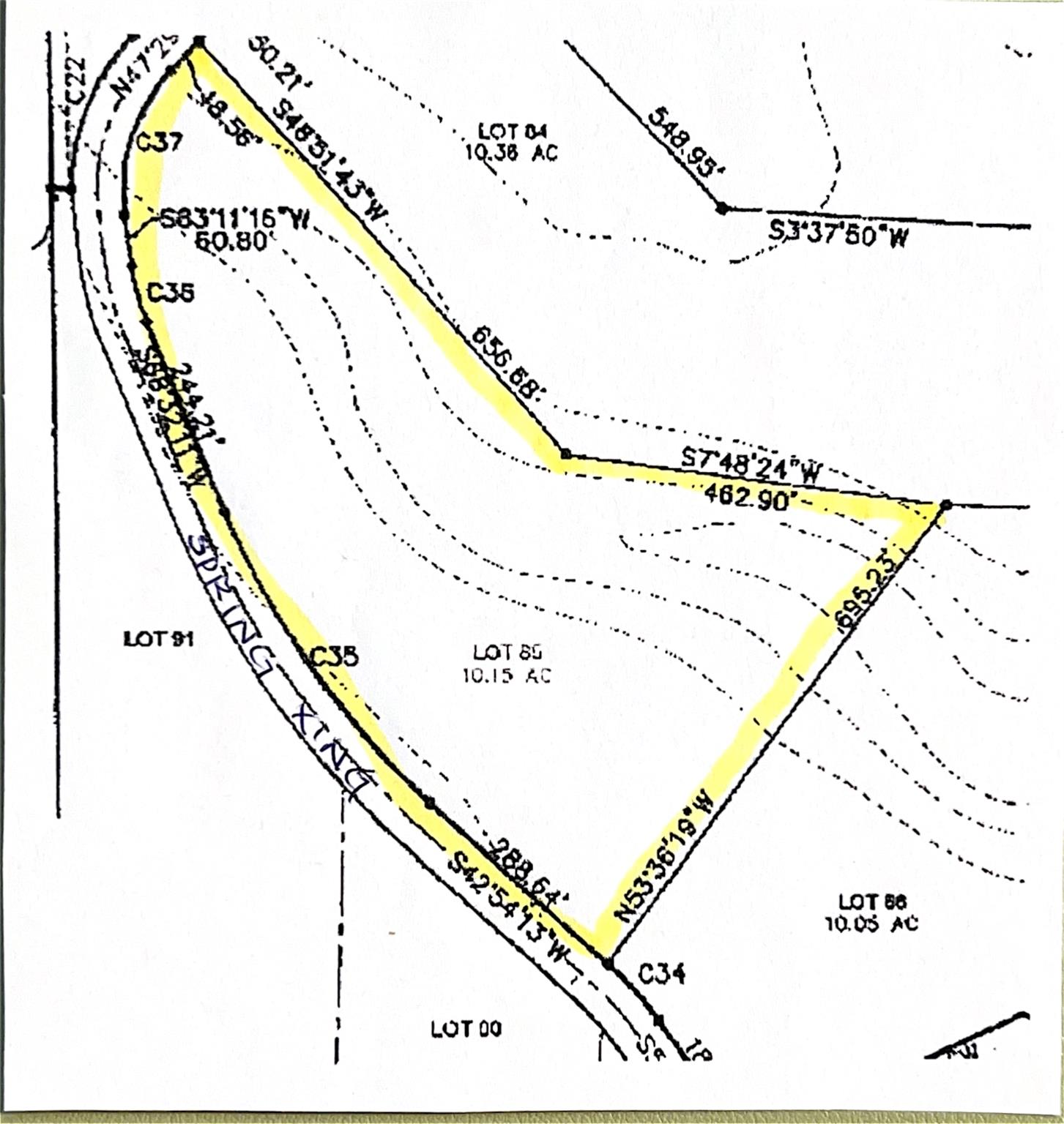 Lot 85, Seven Springs Spring Xing, Junction, TX 76849