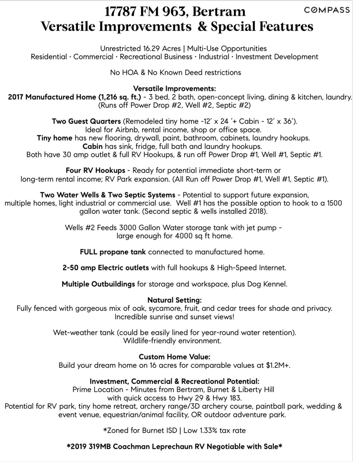 17787 Fm 963, Bertram, TX 78605