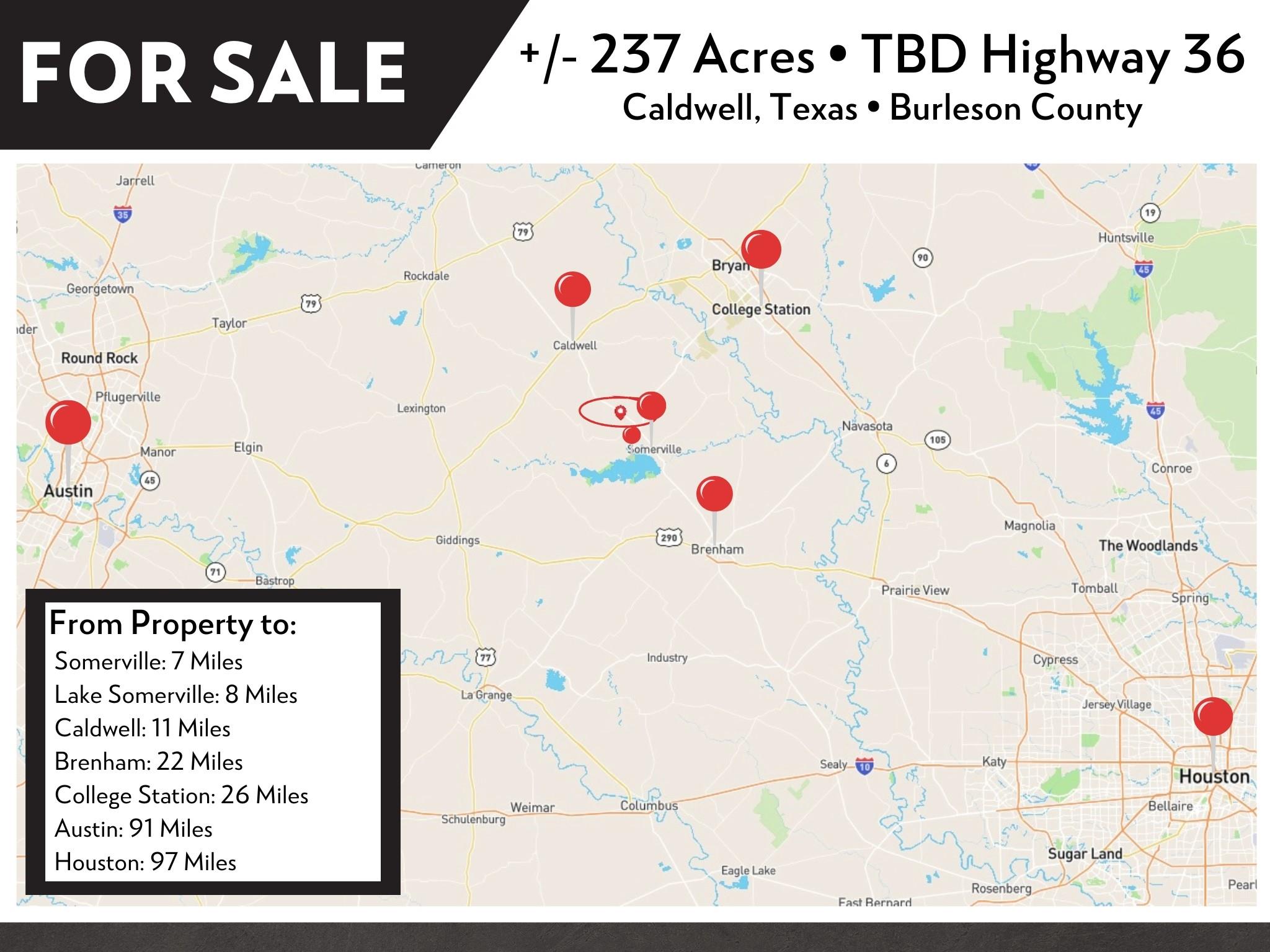 TBD(+/- 237.91 AC) HWY 36 S, Caldwell, TX 77836