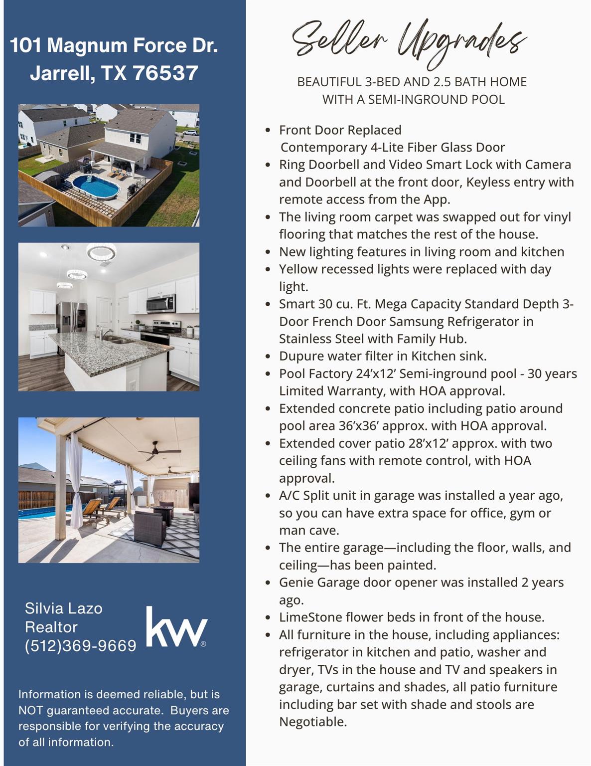 101 Magnum Force Dr, Jarrell, TX 76537