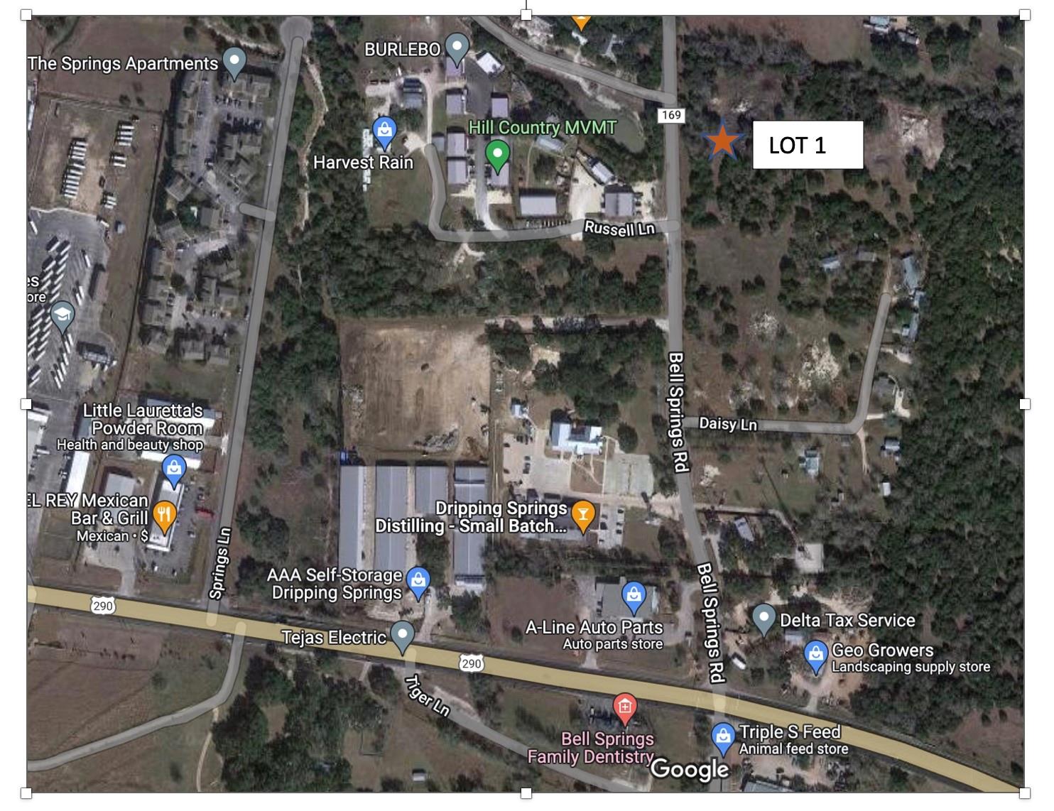 Lot1B Bell Springs Rd, Dripping Springs, TX 78620