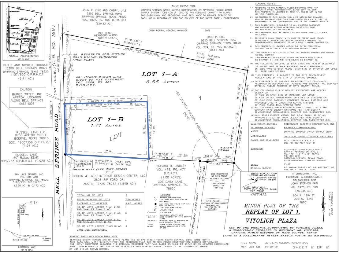 Lot1B Bell Springs Rd, Dripping Springs, TX 78620