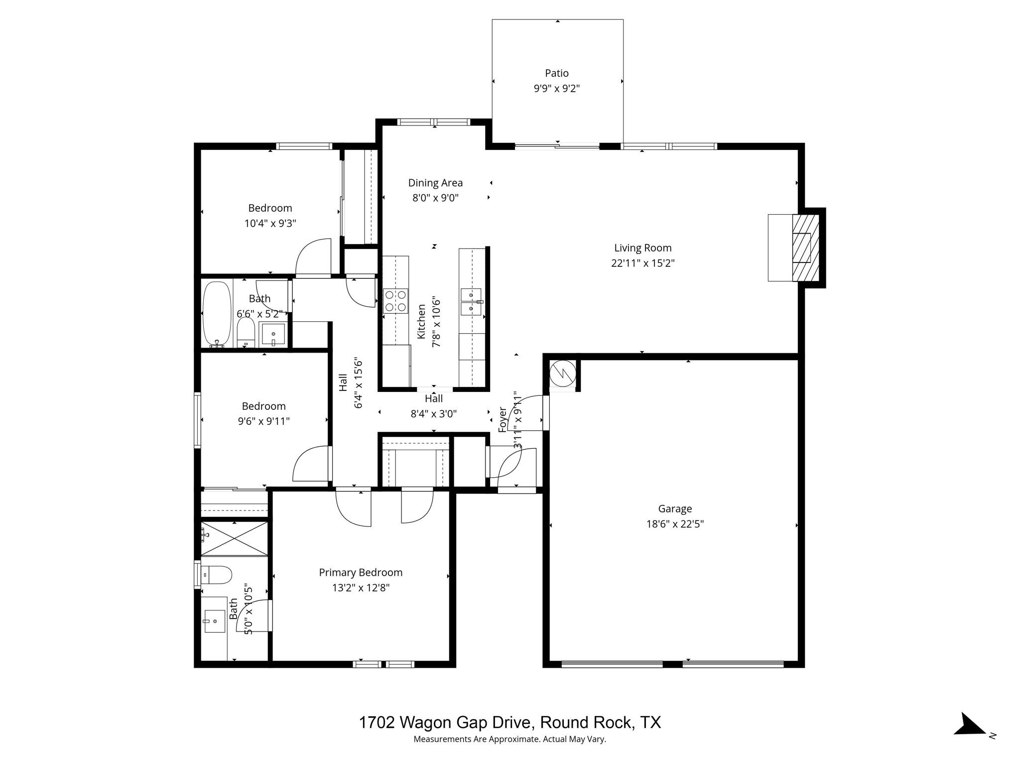 1702 Wagon Gap Dr, Round Rock, TX 78681