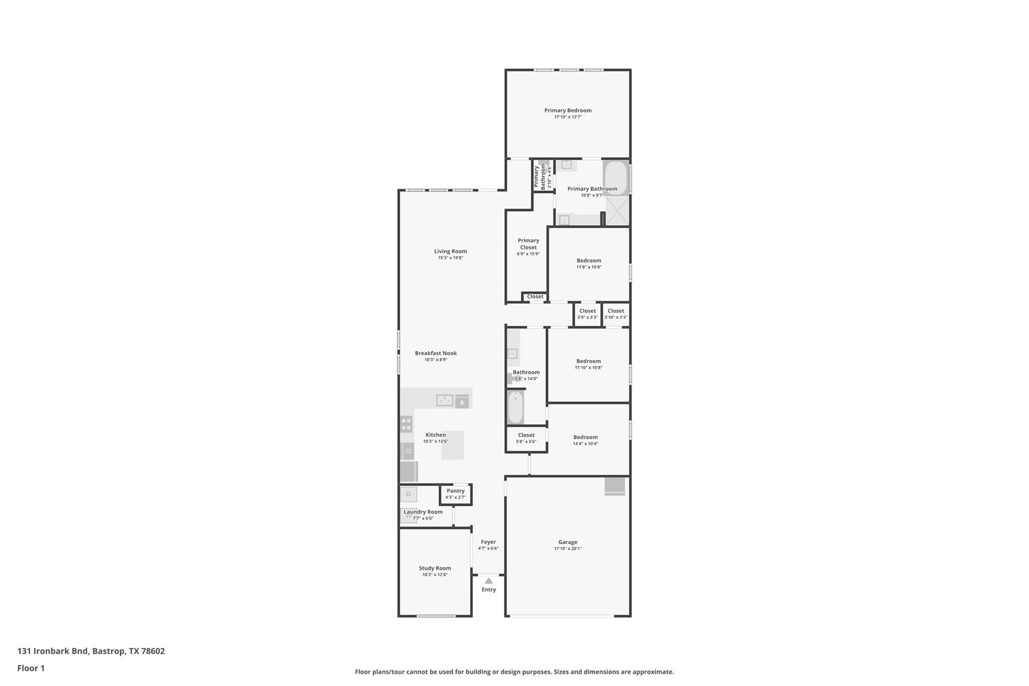 131 Ironbark Bnd, Bastrop, TX 78602