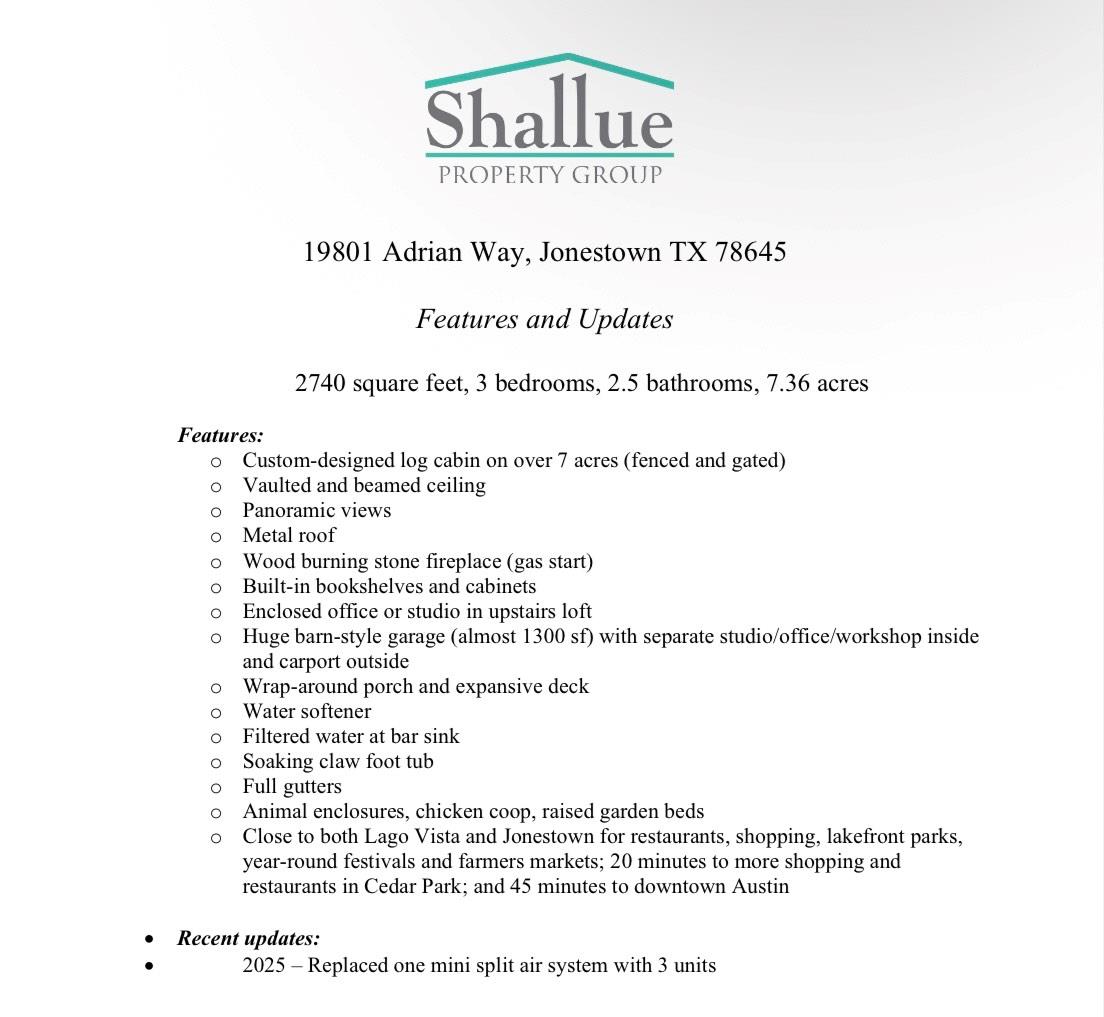 19801 Adrian Way, Jonestown, TX 78645