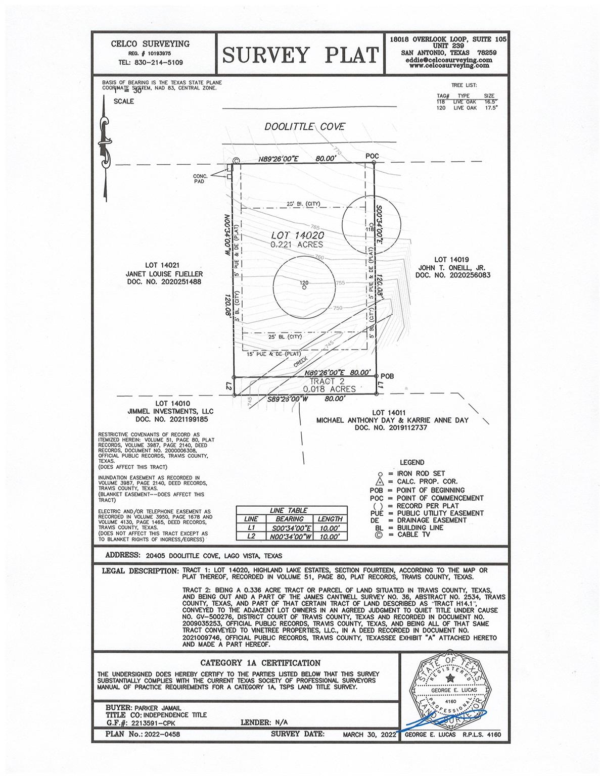 20405 Doolittle Cv, Lago Vista, TX 78645