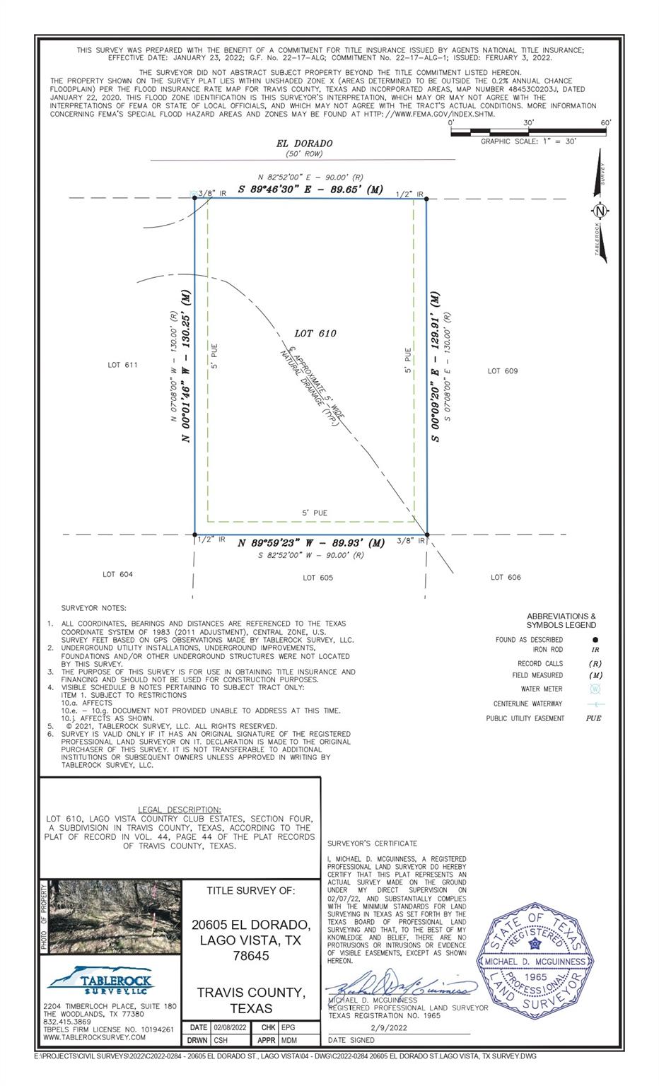 20605 El Dorado, Lago Vista, TX 78645