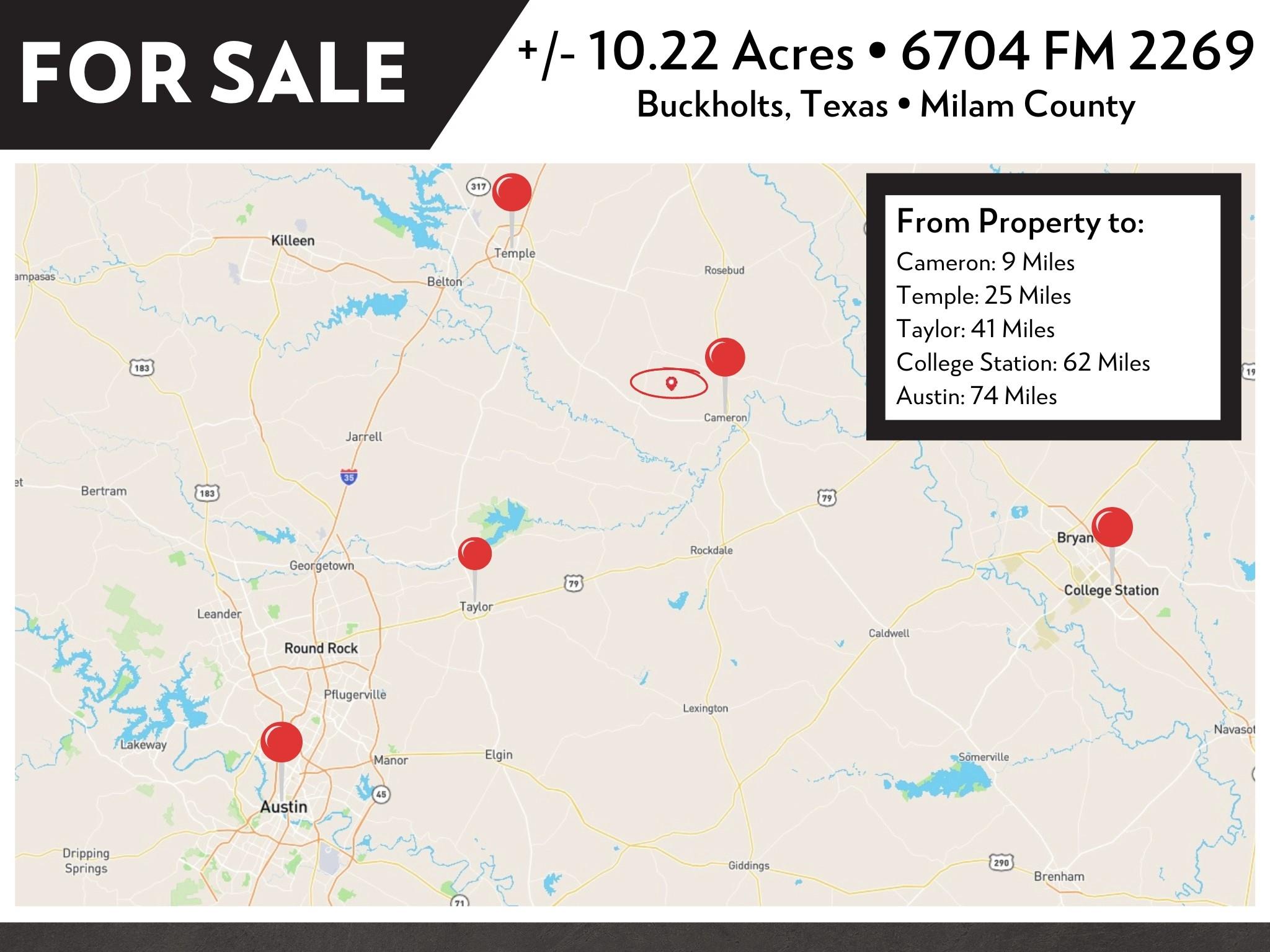 6704 FM 2269, Buckholts, TX 76518