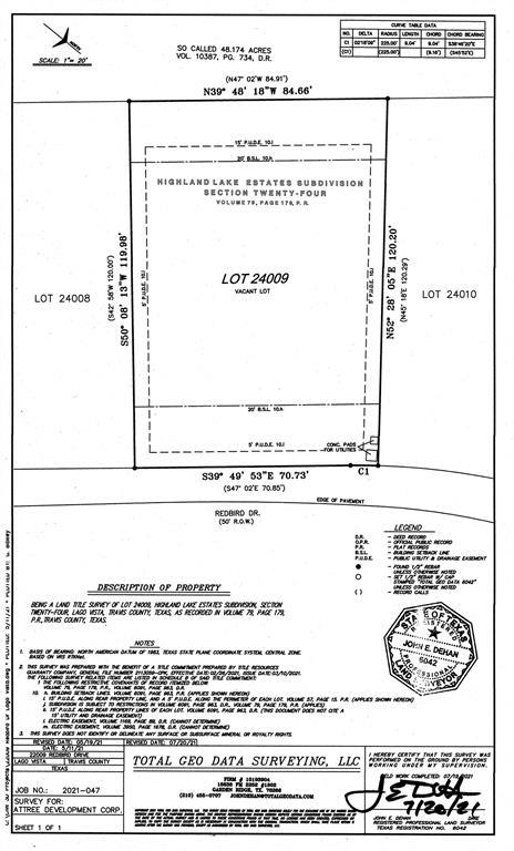 22009 Redbird Dr, Lago Vista, TX 78645