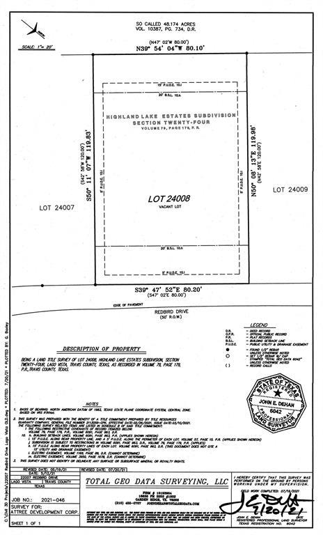 22007 Redbird Dr, Lago Vista, TX 78645