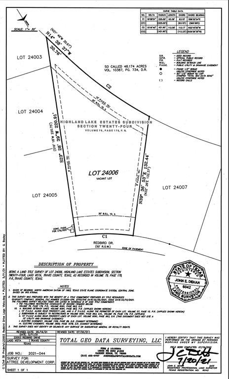 22003 Redbird Dr, Lago Vista, TX 78645