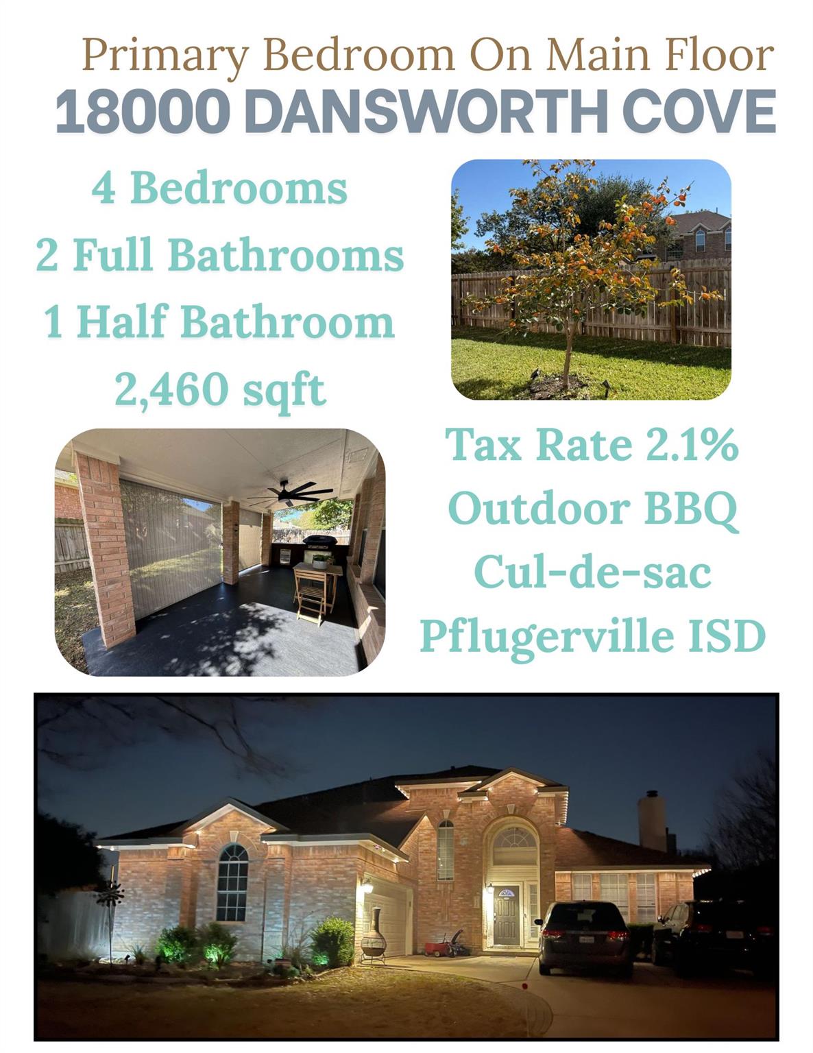 18000 Dansworth Cv, Pflugerville, TX 78660