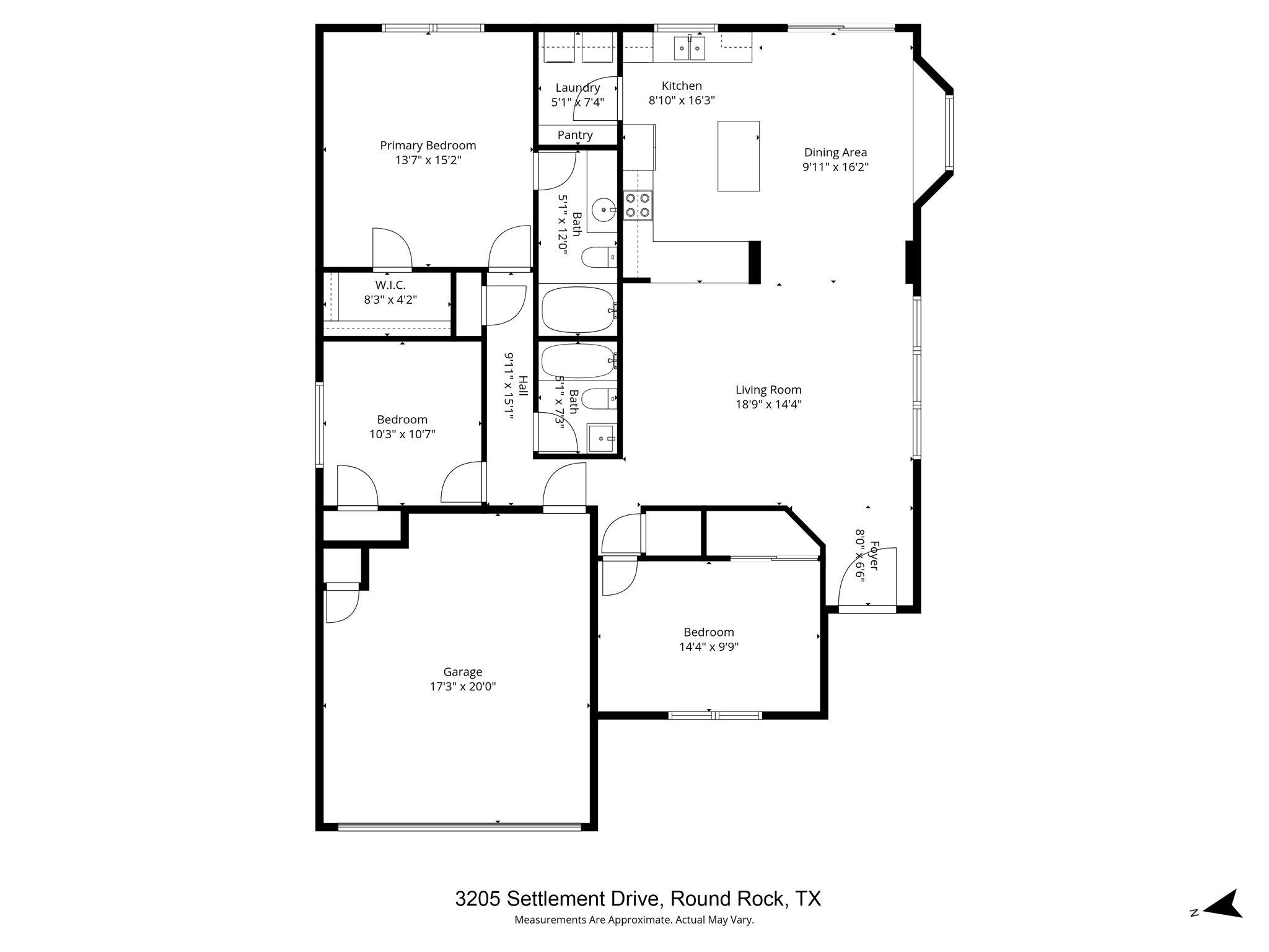 3205 Settlement Dr, Round Rock, TX 78665