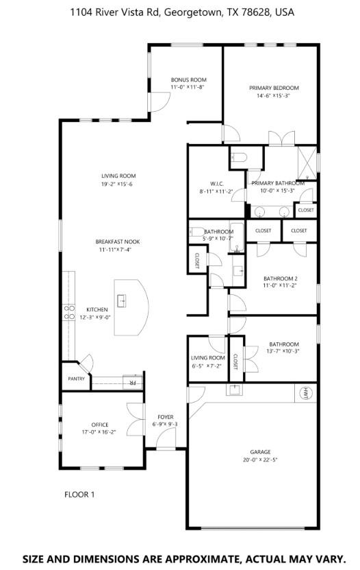 1104 River Vista Rd, Georgetown, TX 78628