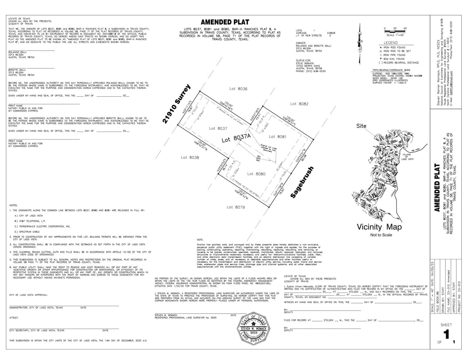 21910 Surrey Ln, Lago Vista, TX 78645