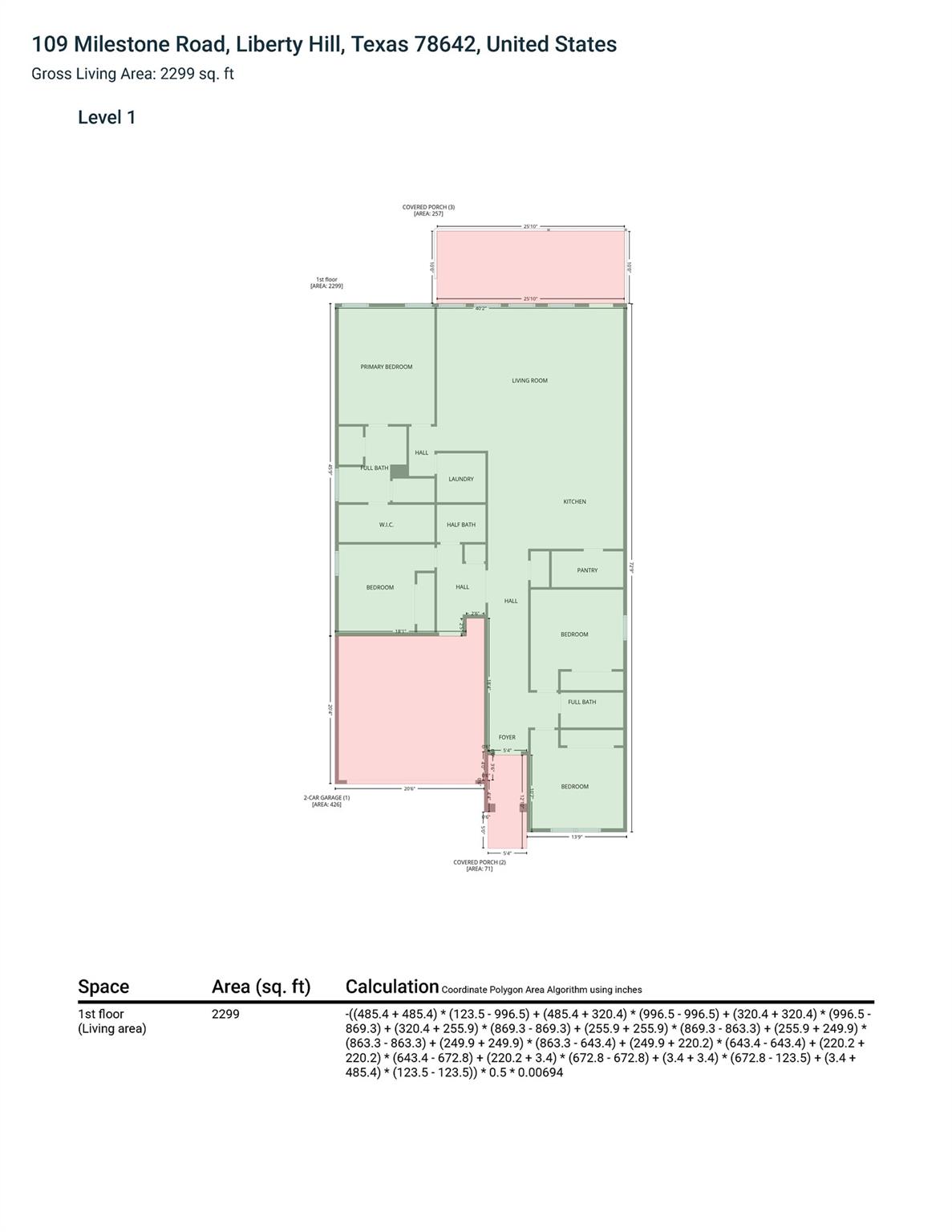 109 Milestone Rd, Liberty Hill, TX 78642