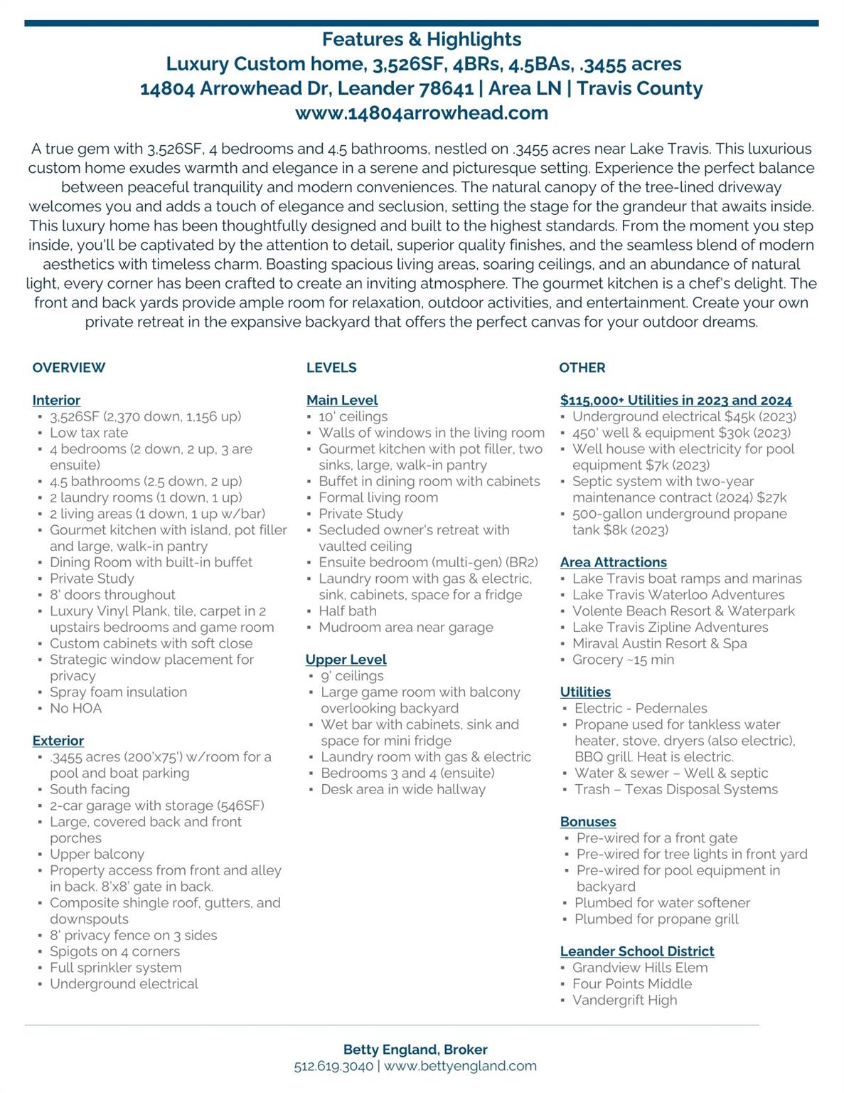 14804 Arrowhead Dr, Leander, TX 78641